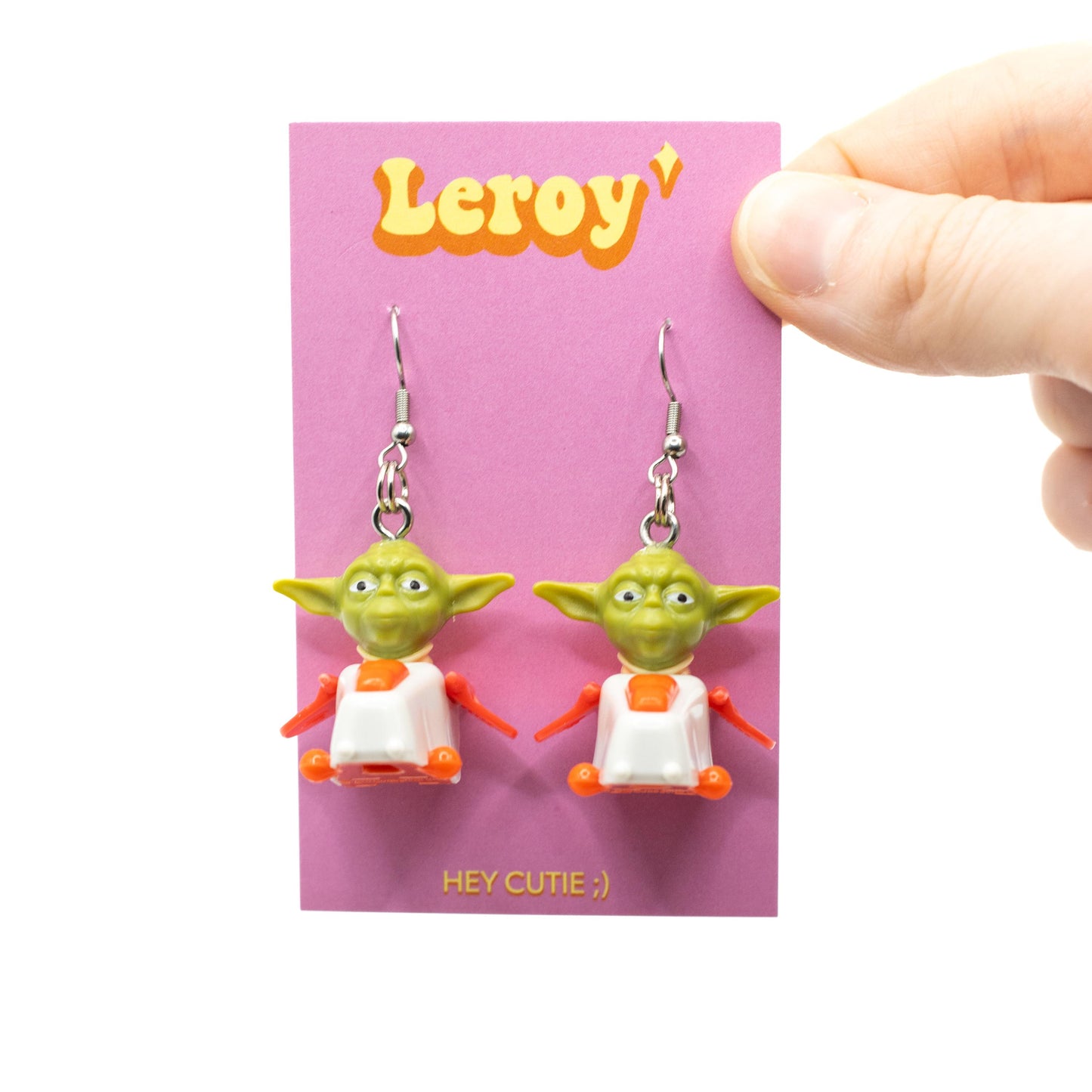Flying Yoda Earrings