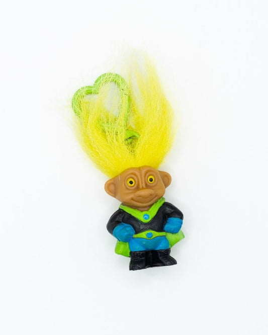 Mini Yellow Vintage Troll Keychain