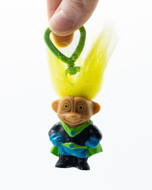 Mini Yellow Vintage Troll Keychain