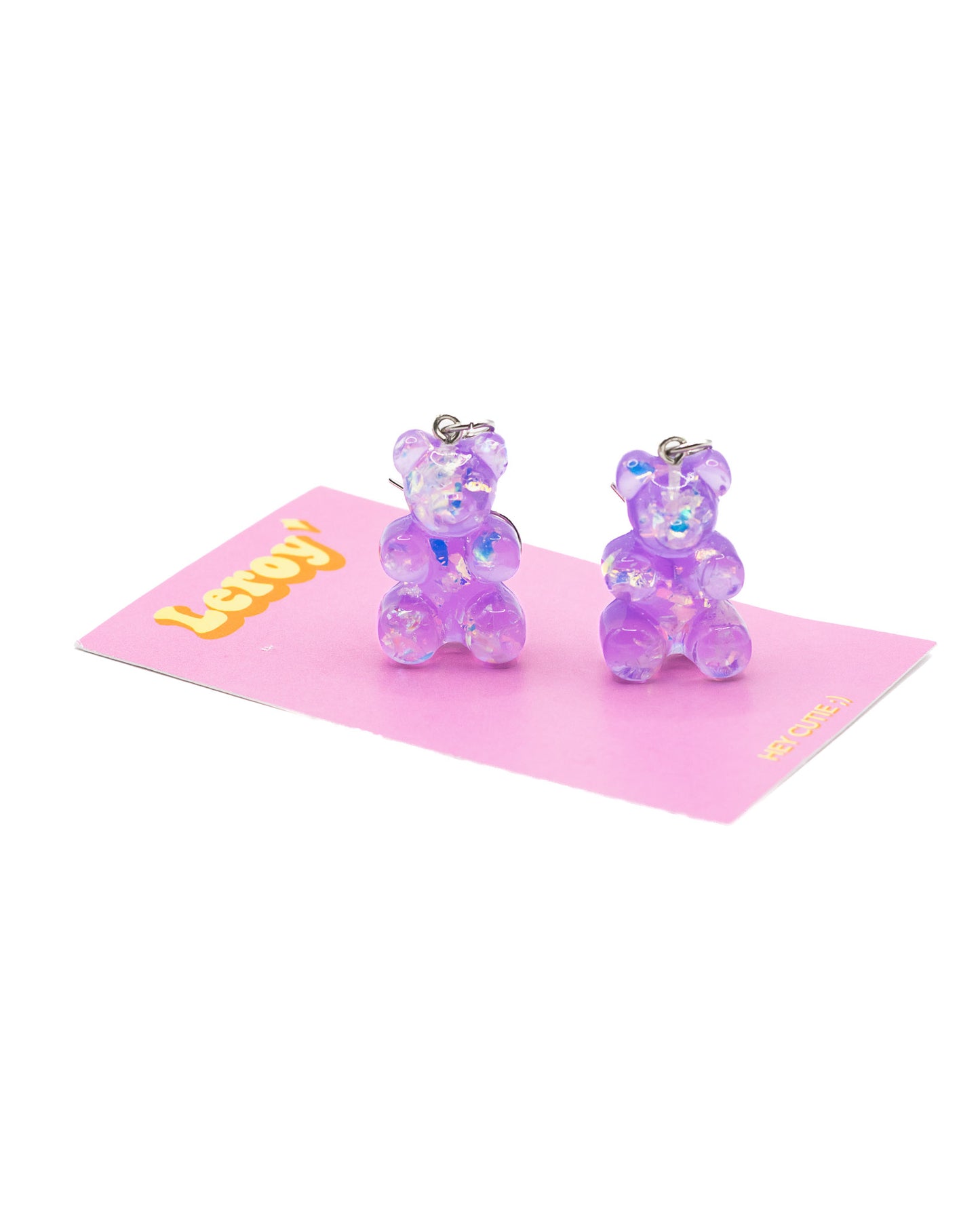 Giant Gummy Bear Earrings (Various Colours)