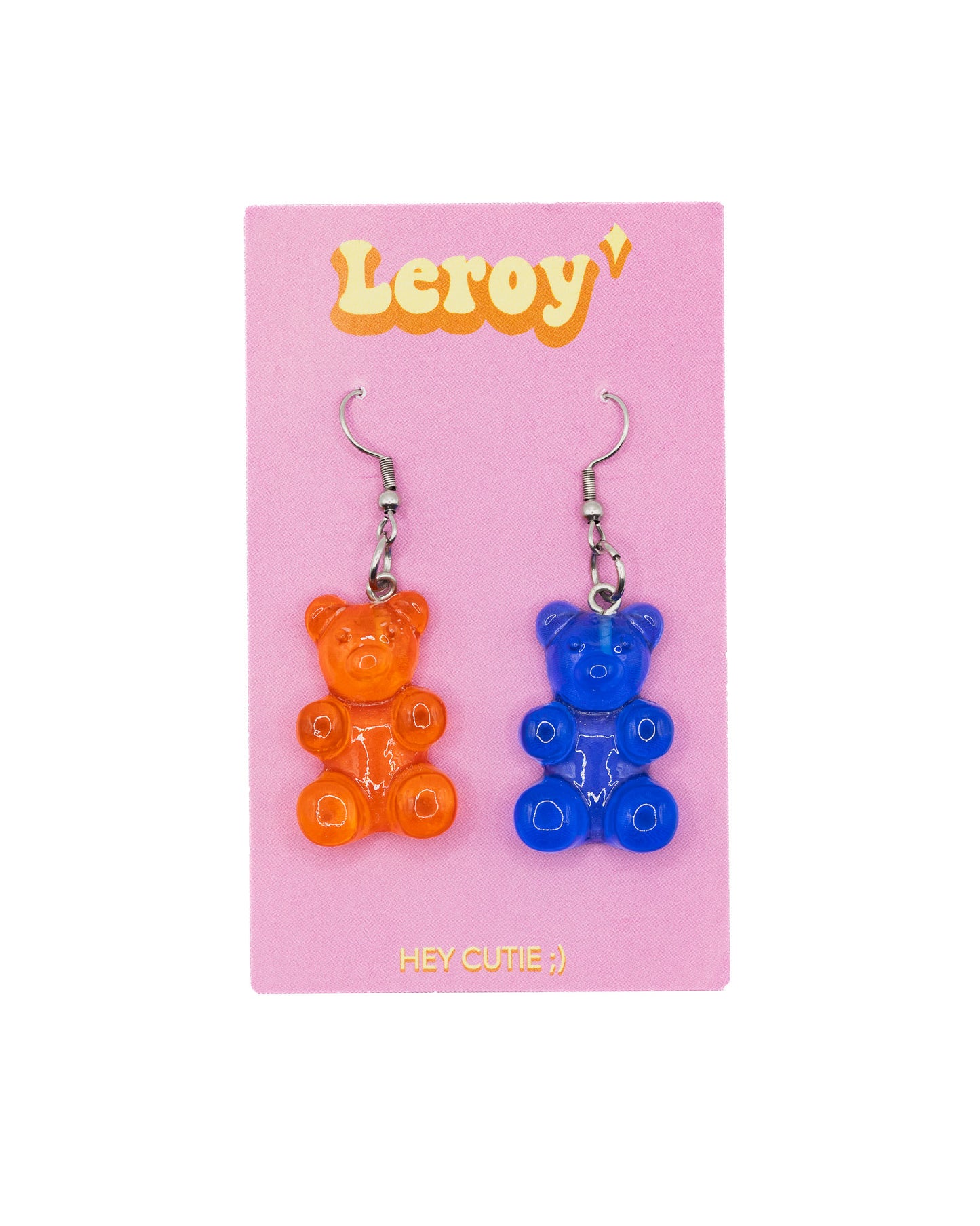Giant Gummy Bear Earrings (Various Colours)