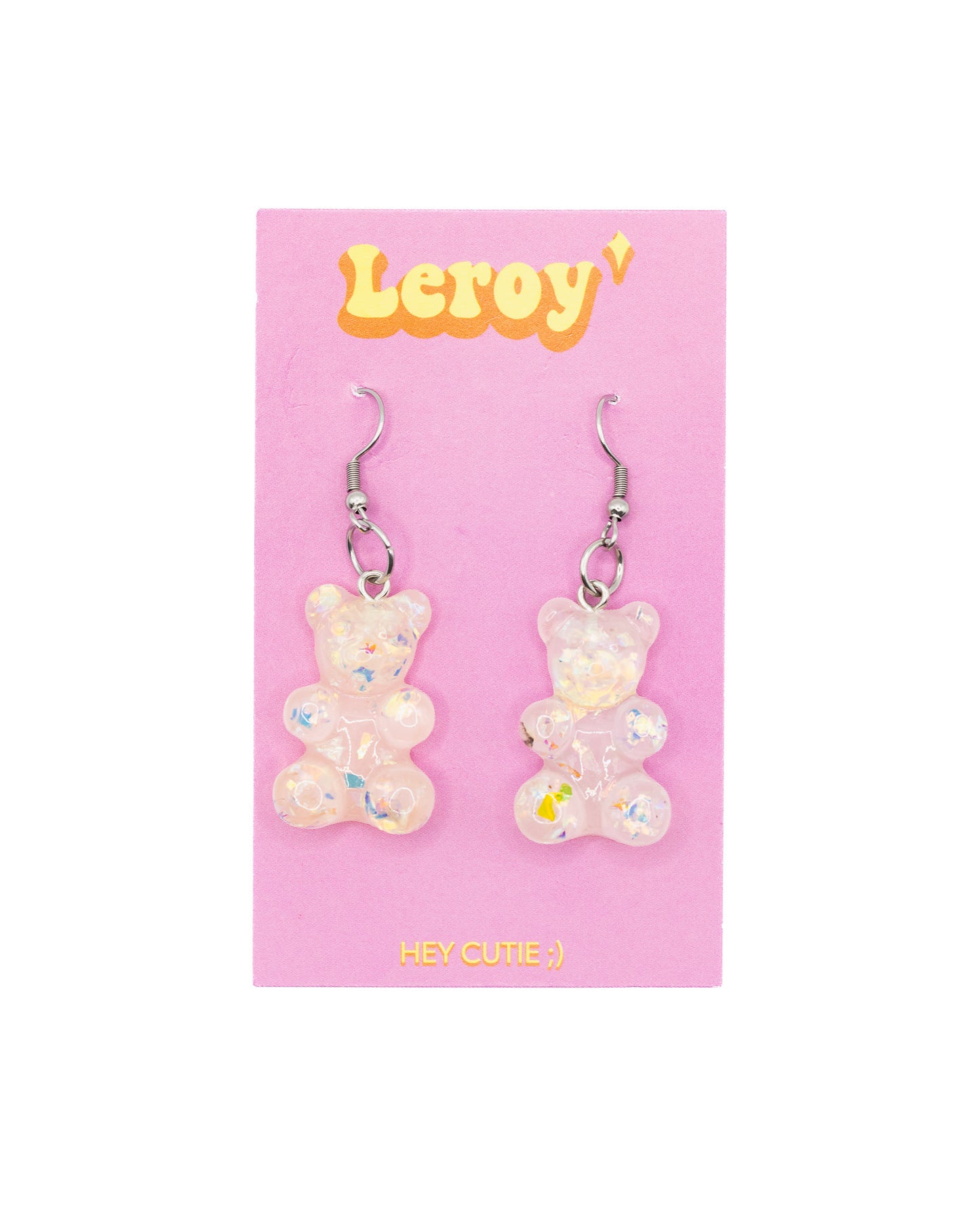 Giant Gummy Bear Earrings (Various Colours)