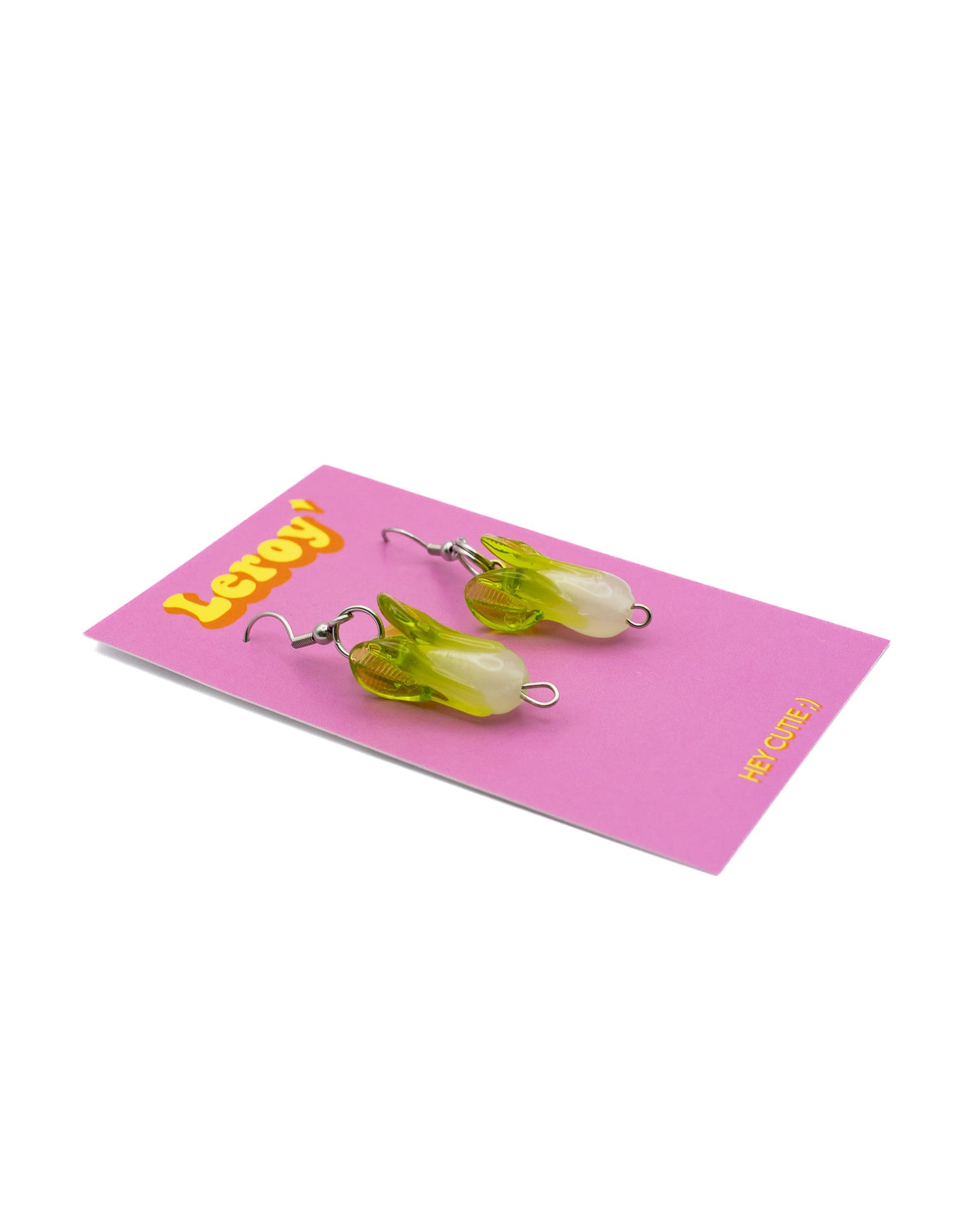 Bok Choy Earrings