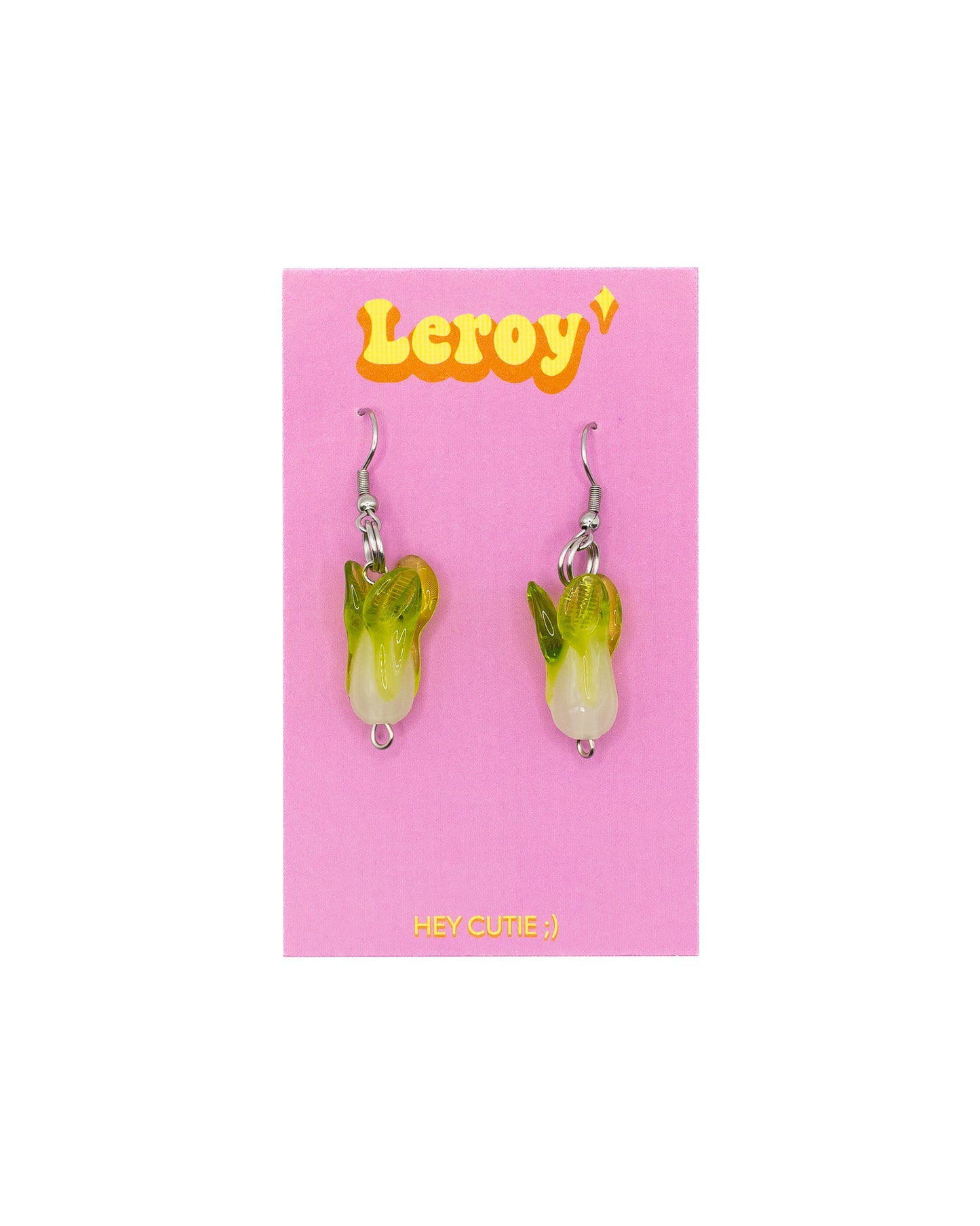 Bok Choy Earrings