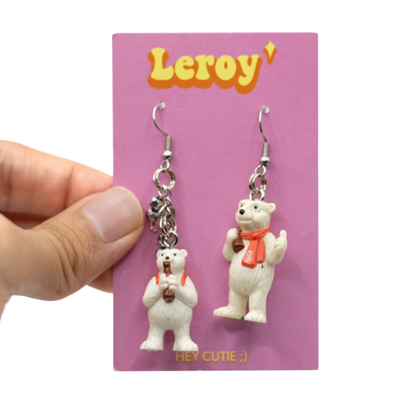Coca-Cola Bear Earrings