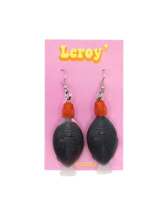 Soy Sauce Fish Earrings