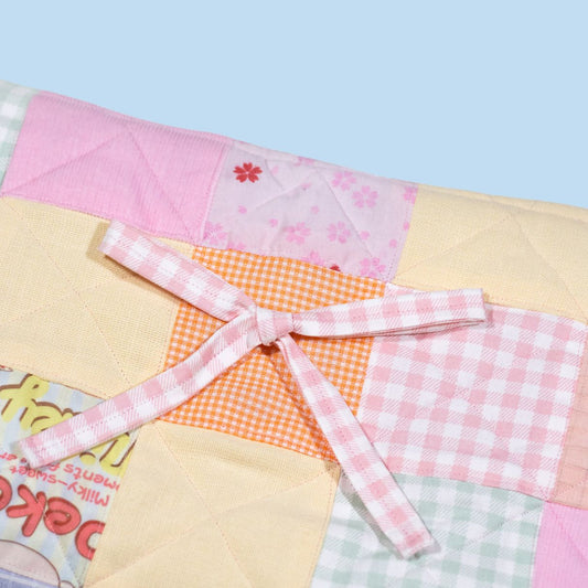 Patchwork Bow Handbag