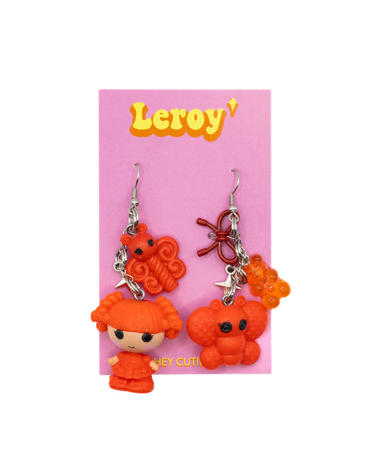 Red Lalaloopsy Earrings