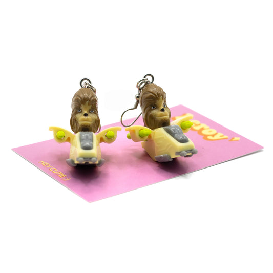 Flying Chewbacca Earrings