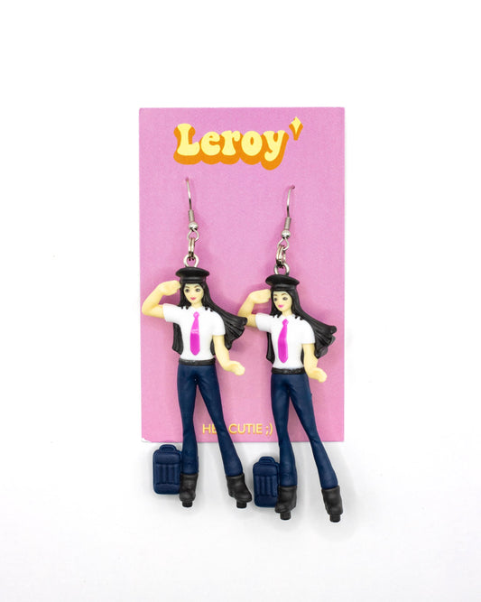 Barbie Pilot Earrings