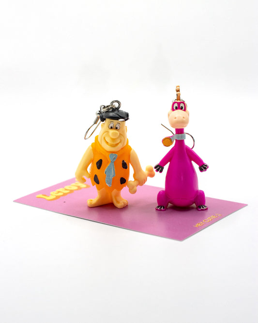 Fred and Dino Flintstones Earrings