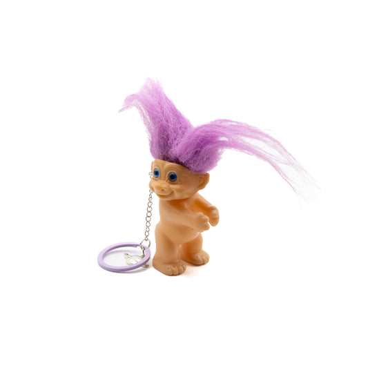 Purple Vintage Troll Keychain