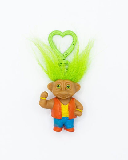 Mini Green Vintage Troll Keychain