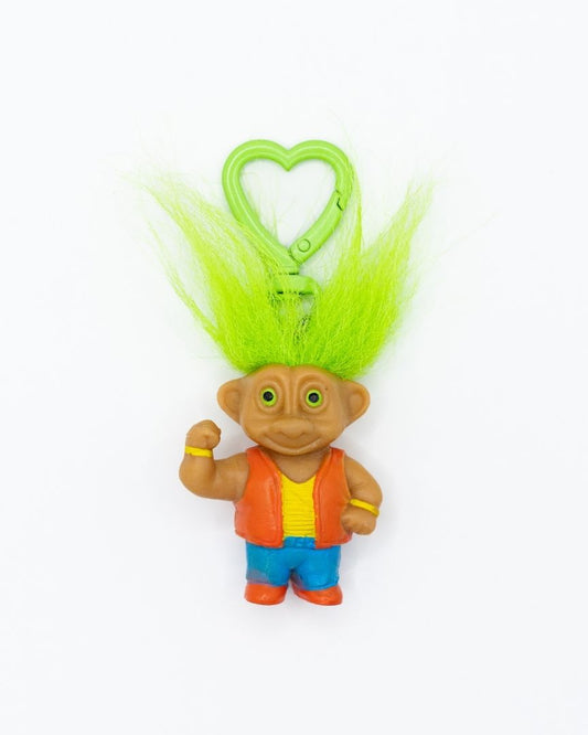 Mini Green Vintage Troll Keychain
