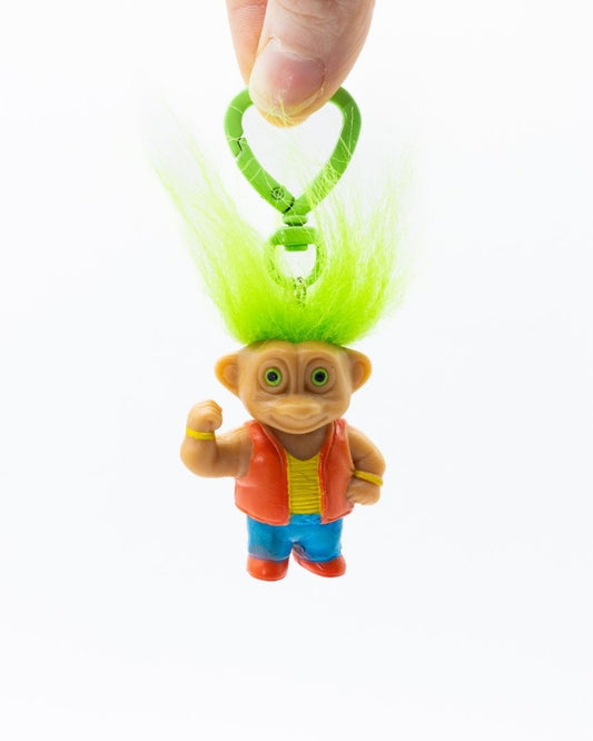 Mini Green Vintage Troll Keychain