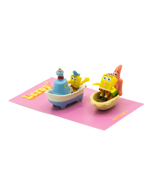 SpongeBob and Patrick Boat Earrings