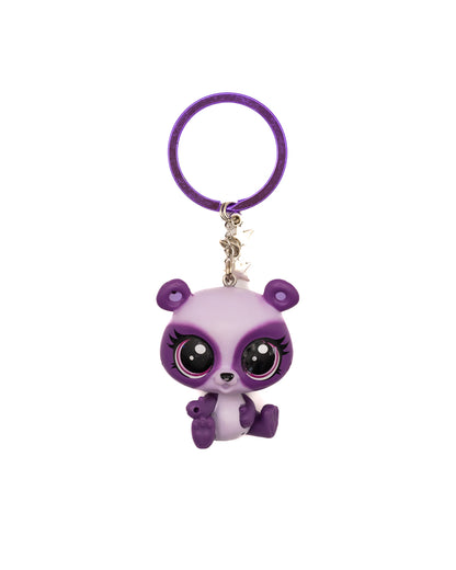 Littlest Pet Shop Purple Panda Keychain
