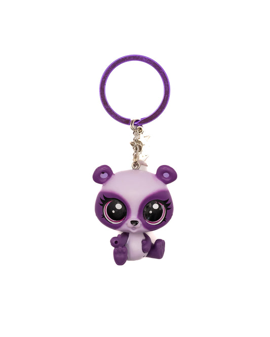 Littlest Pet Shop Purple Panda Keychain
