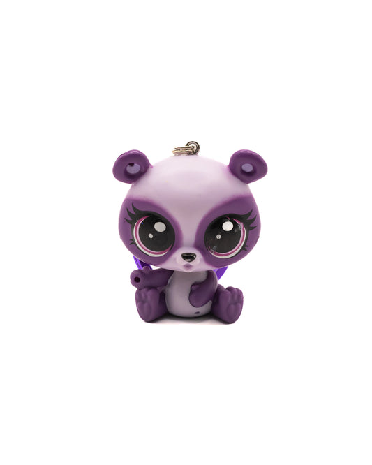 Littlest Pet Shop Purple Panda Keychain