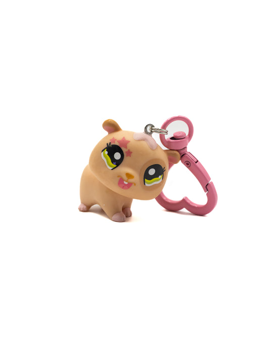 Littlest Pet Shop Tan Hamster Bag Charm