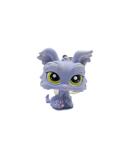 Littlest Pet Shop Lavender Yorkie Bag Charm