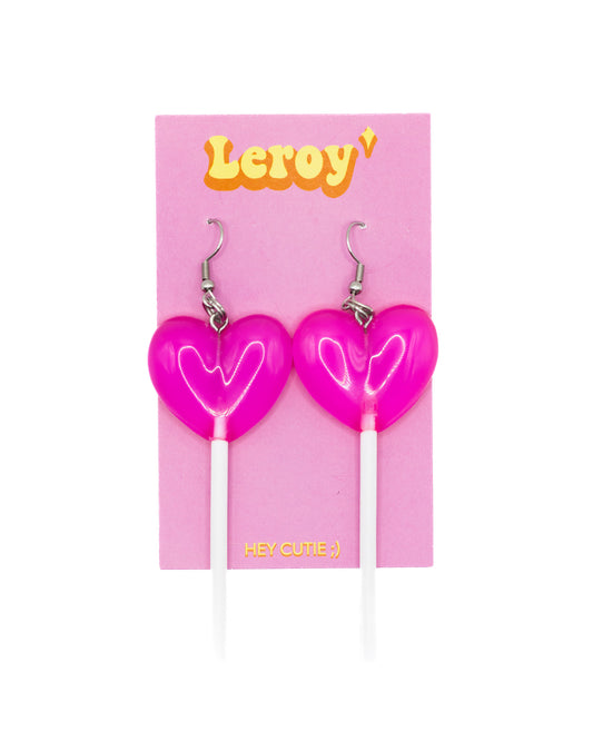 Pink Lollipop Earrings