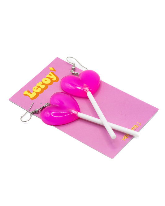 Pink Lollipop Earrings