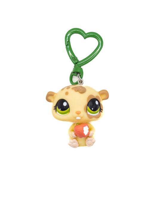 Littlest Pet Shop Hamster with Apple Bag Charm