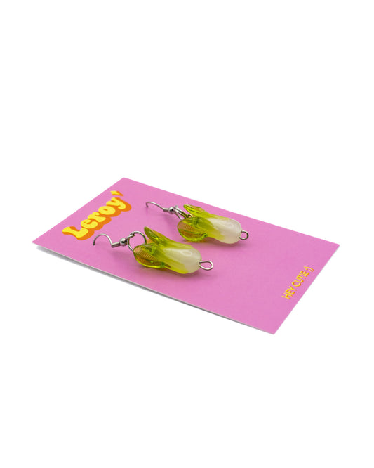 Bok Choy Earrings