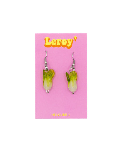 Bok Choy Earrings
