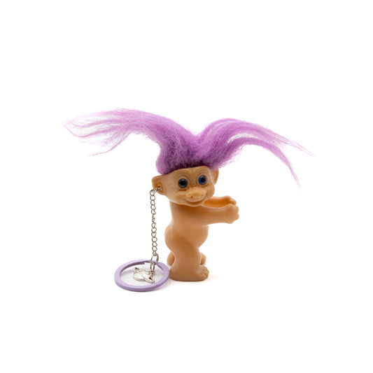 Purple Vintage Troll Keychain