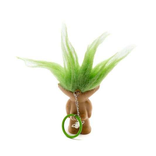 Green Vintage Troll Keychain