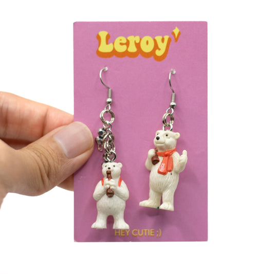 Coca-Cola Bear Earrings