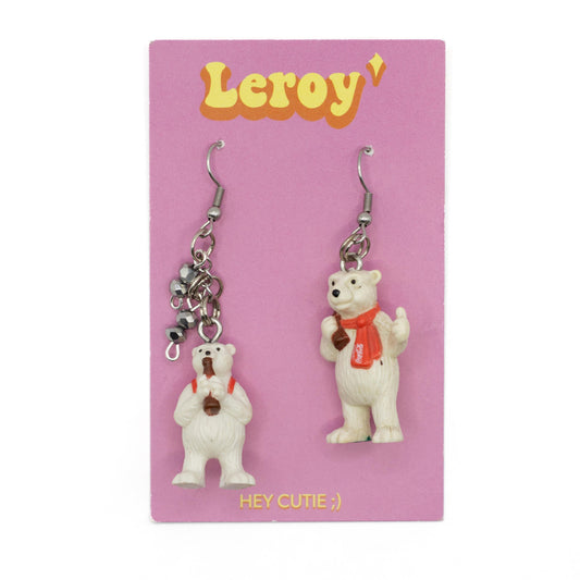 Coca-Cola Bear Earrings
