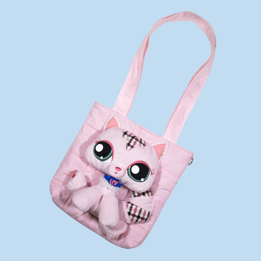 LPS Cat Quilted Tote Bag